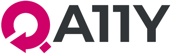 QA11y Brand Logo. Home